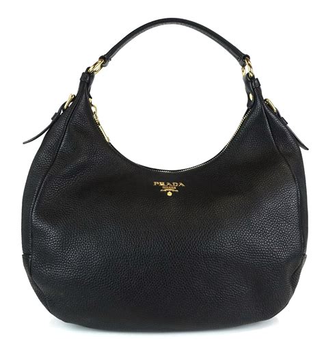 prada vitello daino leather hobo bag